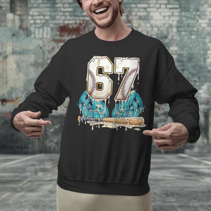 67 Baseball Drip Boys Youth Kids 6-7 Ice Cream Dripping 6 7 Unisex Sweatshirt 67 Baseball Drip Boys Youth Kids 6-7 Ice Cream Dripping 6 7 Unisex Sweatshirt