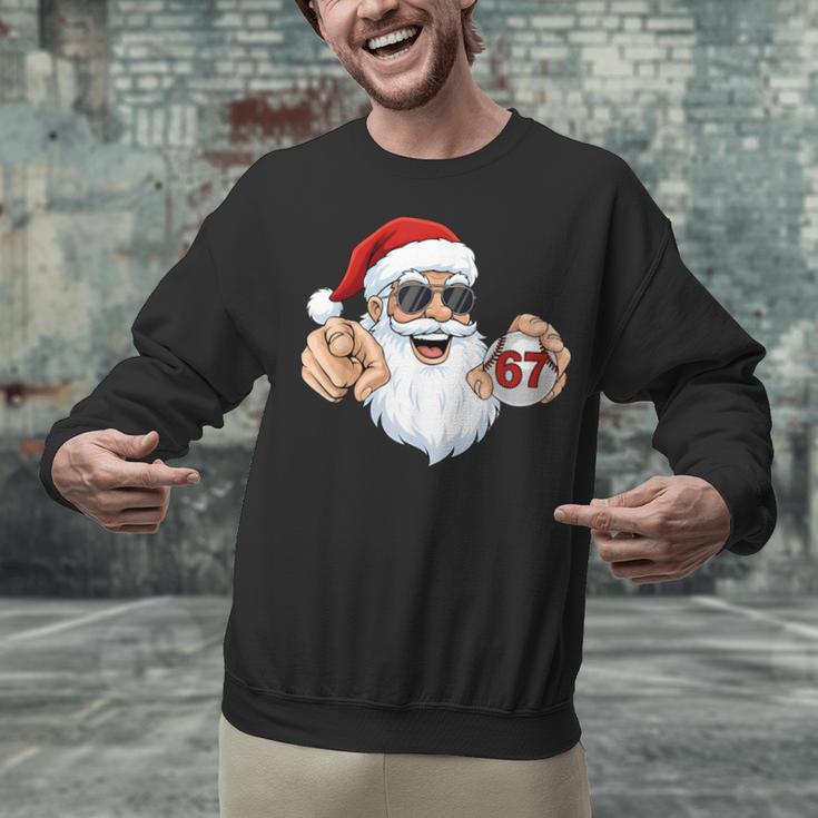 67 Baseball Santa Six Seven Meme Christmas Men Women Kids Unisex Sweatshirt 67 Baseball Santa Six Seven Meme Christmas Men Women Kids Unisex Sweatshirt