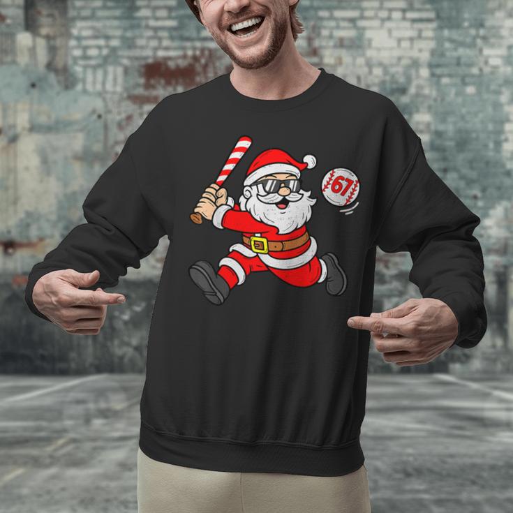 67 Baseball Santa Six Seven Meme Christmas Sport Men Boy Kid Unisex Sweatshirt 67 Baseball Santa Six Seven Meme Christmas Sport Men Boy Kid Unisex Sweatshirt