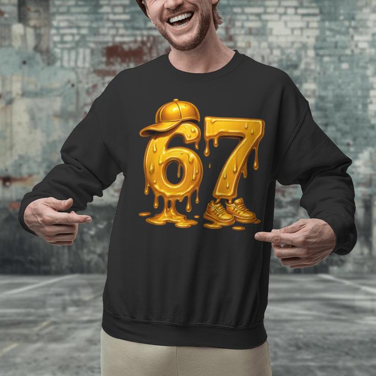 67 Brain Rot Meme Baseball Ice Cream Drip For Kids & Teens Unisex Sweatshirt 67 Brain Rot Meme Baseball Ice Cream Drip For Kids & Teens Unisex Sweatshirt