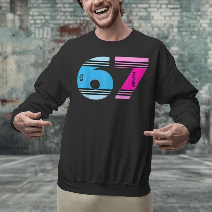 67 Crayon Cool Baseball Crayon 6 7 67 Unisex Sweatshirt