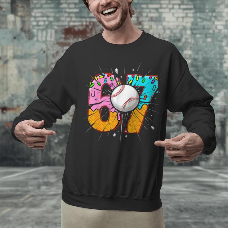 67 Six Seven 6 7 Boys 67 Baseball Ice Cream Drip 6 7 Unisex Sweatshirt 67 Six Seven 6 7 Boys 67 Baseball Ice Cream Drip 6 7 Unisex Sweatshirt