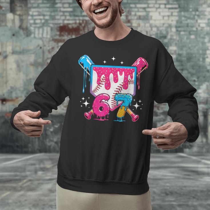 67 Six Seven Ice Cream Drip Baseball Boys Youth Unisex Sweatshirt 67 Six Seven Ice Cream Drip Baseball Boys Youth Unisex Sweatshirt