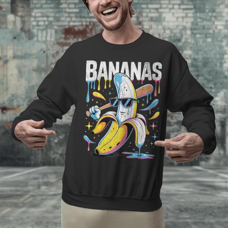 Banana Baseball Drip Kids Youth Boys Girls Sport Teens Unisex Sweatshirt