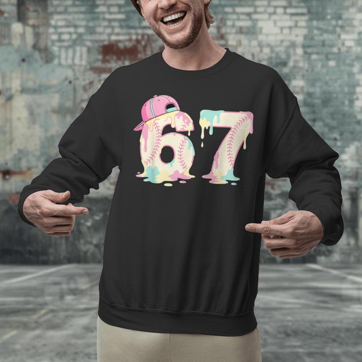 Baseball 67 Dripping Six Seven Drip Boys Gen Z Unisex Sweatshirt