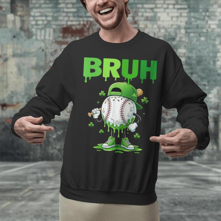 Baseball Bruh Drip Ice Cream Youth Boy St Patricks Day Unisex Sweatshirt Baseball Bruh Drip Ice Cream Youth Boy St Patricks Day Unisex Sweatshirt