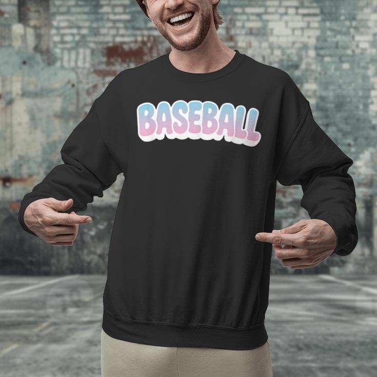 Baseball Bubble Letter Unisex Sweatshirt