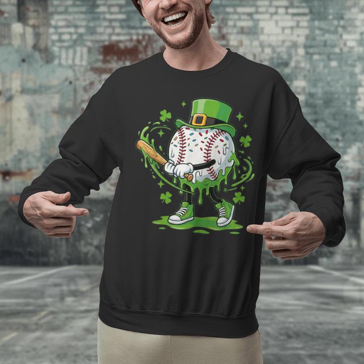 Baseball Drip For Boys Ice Cream Drip Youth St Patricks Day Unisex Sweatshirt Baseball Drip For Boys Ice Cream Drip Youth St Patricks Day Unisex Sweatshirt