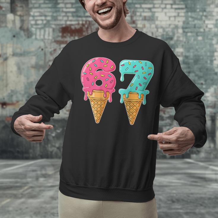 Baseball Drip Ice Cream 67 Baseball Unisex Sweatshirt Baseball Drip Ice Cream 67 Baseball Unisex Sweatshirt