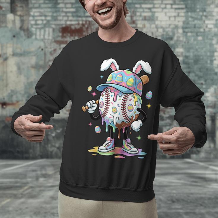 Baseball Drip Ice Cream Apparel Youth Boy Easter Day Unisex Sweatshirt Baseball Drip Ice Cream Apparel Youth Boy Easter Day Unisex Sweatshirt