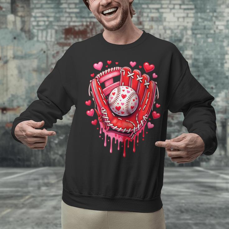 Baseball Drip Ice Cream Sprinkles Valentines Day Baseball Unisex Sweatshirt Baseball Drip Ice Cream Sprinkles Valentines Day Baseball Unisex Sweatshirt
