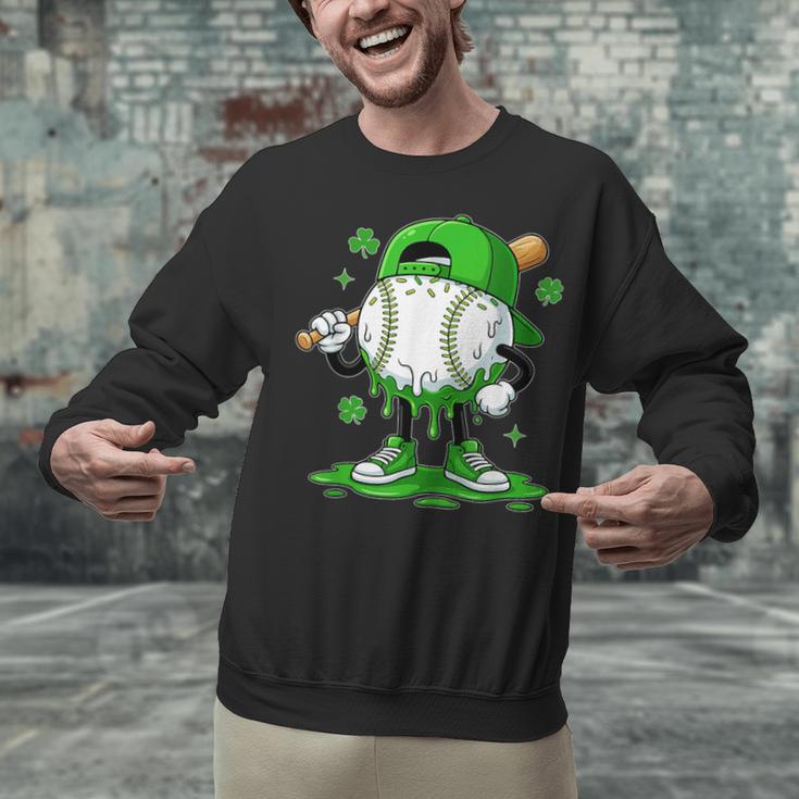 Baseball Drip Icecream Apparel Youth Boy St Patrick's Day Unisex Sweatshirt Baseball Drip Icecream Apparel Youth Boy St Patrick's Day Unisex Sweatshirt