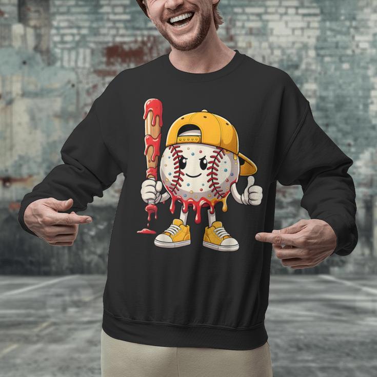 Baseball Drip Baseball Life Style 101 Apparel Youth Unisex Sweatshirt