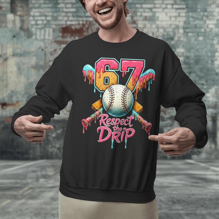 Baseball Drip Number 67 Player Sport For Men Women Kids Unisex Sweatshirt Baseball Drip Number 67 Player Sport For Men Women Kids Unisex Sweatshirt
