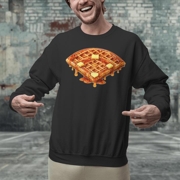 Baseball Dripping Waffle Field Unisex Sweatshirt Baseball Dripping Waffle Field Unisex Sweatshirt