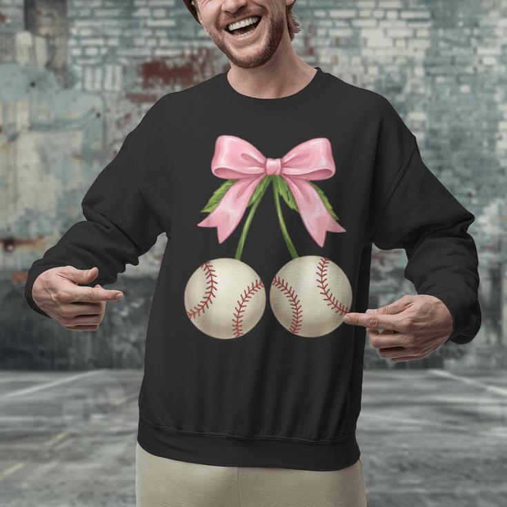 Baseball Girls Women Coquette Pink Bow Baseball Unisex Sweatshirt Baseball Girls Women Coquette Pink Bow Baseball Unisex Sweatshirt