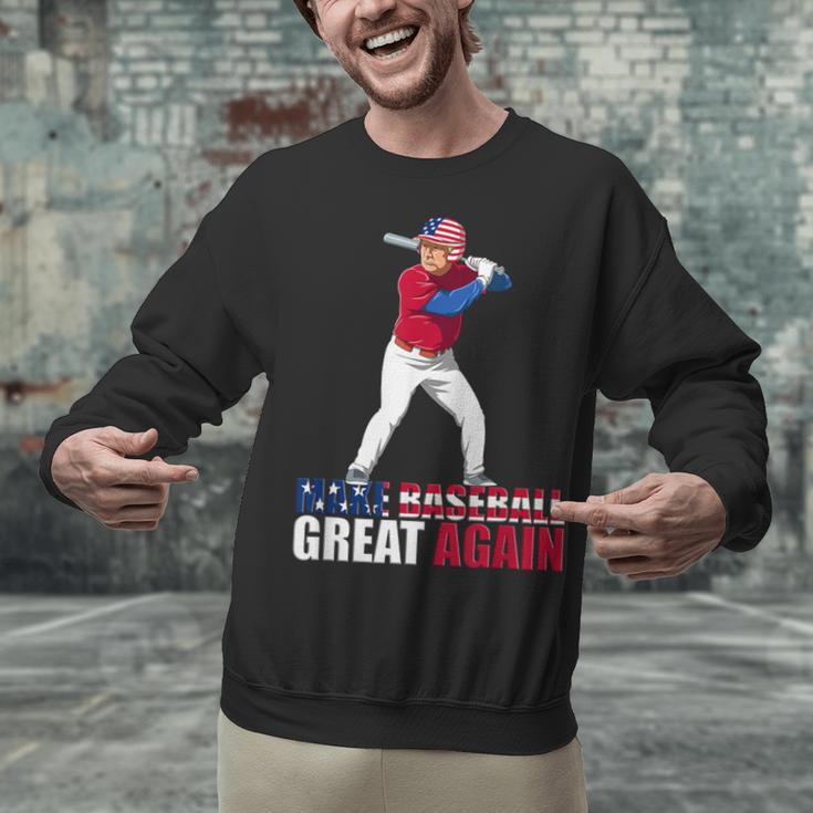 Make Baseball Great Again Donald Trump Baseball Unisex Sweatshirt Make Baseball Great Again Donald Trump Baseball Unisex Sweatshirt