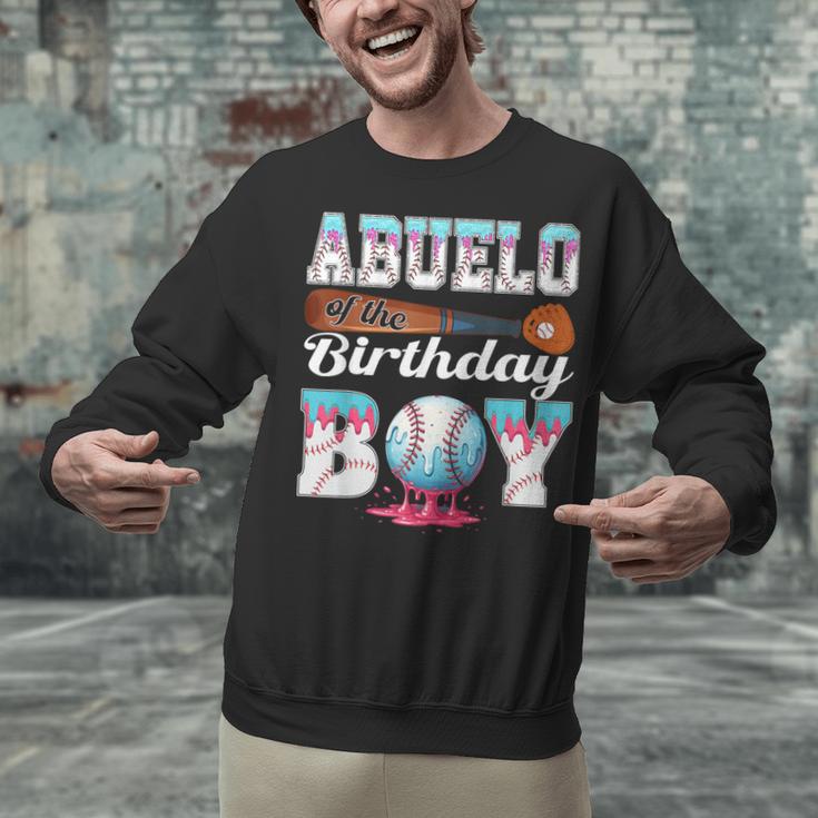 Baseball Ice Cream Drip Abuelo Of The Birthday Boy Unisex Sweatshirt
