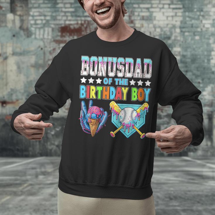 Baseball Ice Cream Drip Bonus Dad Of The Birthday Boy Unisex Sweatshirt Baseball Ice Cream Drip Bonus Dad Of The Birthday Boy Unisex Sweatshirt
