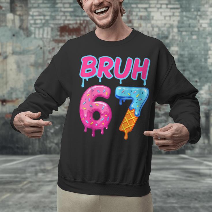 Baseball Ice Cream Drip Number 67 Player Or 67th Birthday Unisex Sweatshirt Baseball Ice Cream Drip Number 67 Player Or 67th Birthday Unisex Sweatshirt