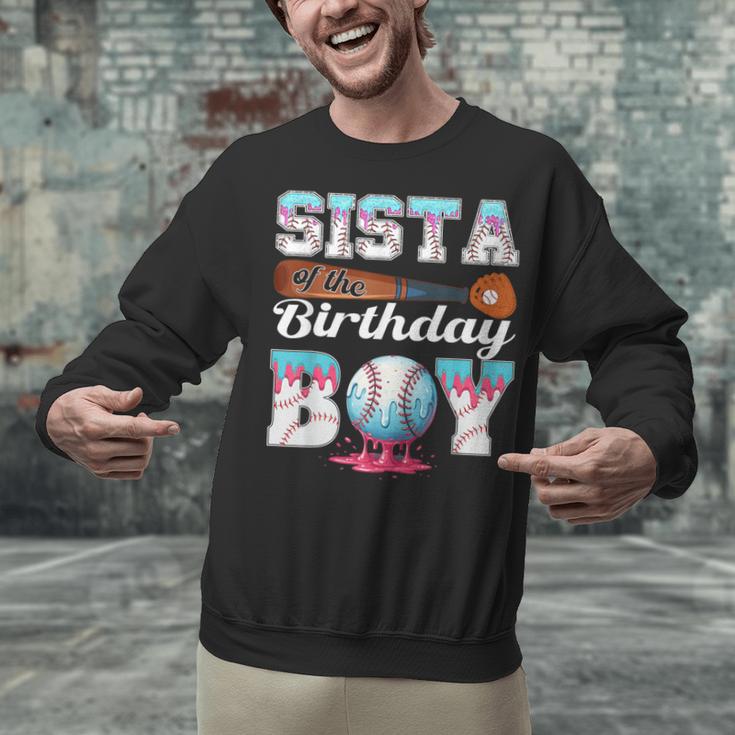 Baseball Ice Cream Drip Sista Of The Birthday Boy Unisex Sweatshirt Baseball Ice Cream Drip Sista Of The Birthday Boy Unisex Sweatshirt