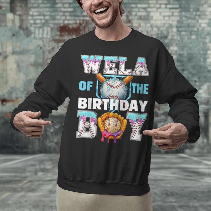 Baseball Ice Cream Drip Wela Of The Birthday Boy Unisex Sweatshirt