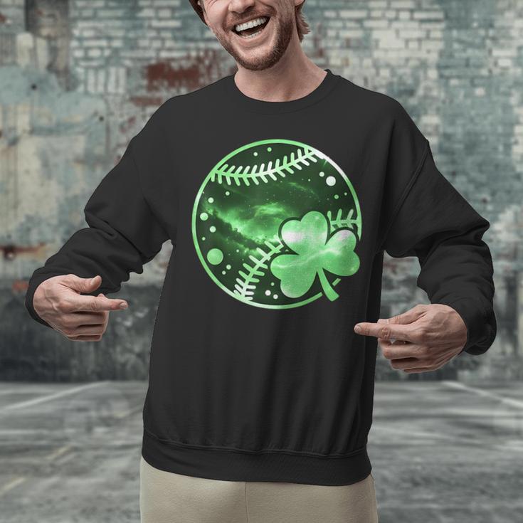 Baseball Irish Shamrock Lucky Clover St Patricks Day Boys Unisex Sweatshirt Baseball Irish Shamrock Lucky Clover St Patricks Day Boys Unisex Sweatshirt