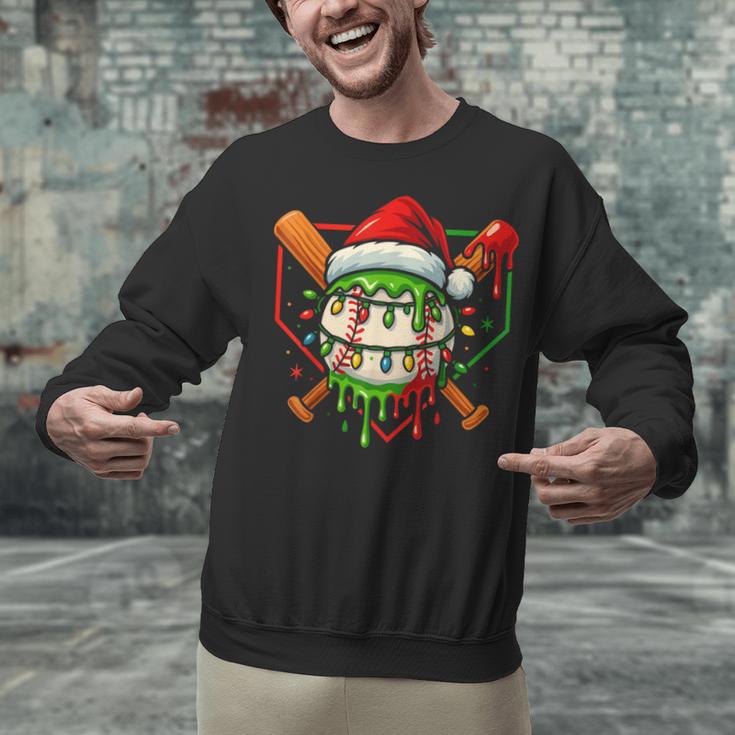 Baseball Lifestyle Apparel Youth Christmas Baseball Drip Unisex Sweatshirt Baseball Lifestyle Apparel Youth Christmas Baseball Drip Unisex Sweatshirt