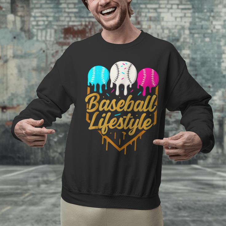 Baseball Lifestyle Baseball Drip Icecream Unisex Sweatshirt Baseball Lifestyle Baseball Drip Icecream Unisex Sweatshirt