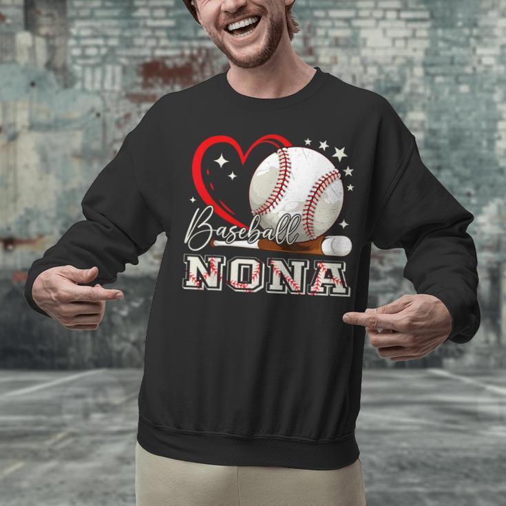 Baseball Nona Family Matching Cute Baseball Lover Unisex Sweatshirt