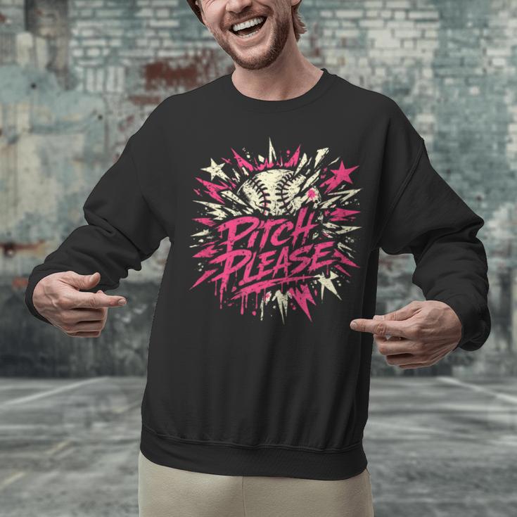 Baseball Phrase With Stars Unisex Sweatshirt Baseball Phrase With Stars Unisex Sweatshirt