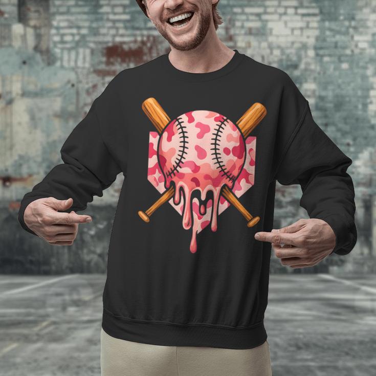 Baseball Pink Camo Ice Cream Youth Boys Girls Unisex Sweatshirt