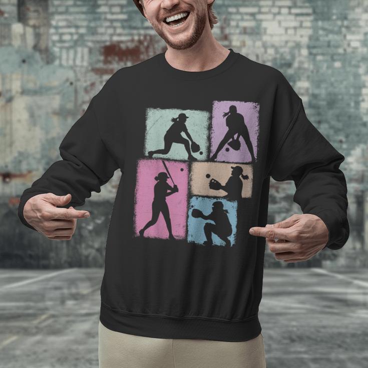 Baseball Player Collage Women Kids Coach Youth Girl Unisex Sweatshirt Baseball Player Collage Women Kids Coach Youth Girl Unisex Sweatshirt