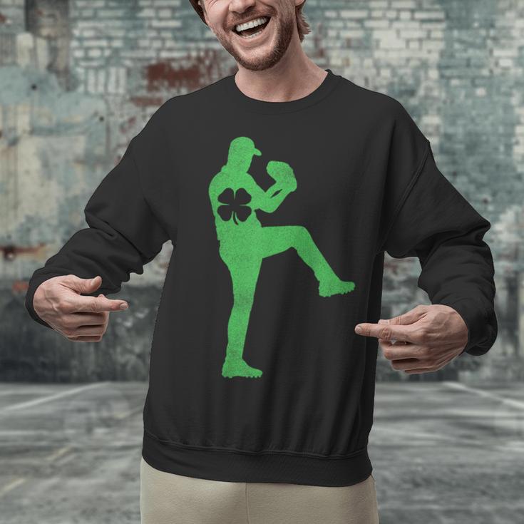 Baseball Shamrock St Patrick's Day Saint Paddy's Unisex Sweatshirt Baseball Shamrock St Patrick's Day Saint Paddy's Unisex Sweatshirt