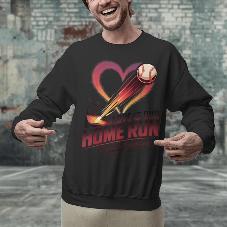 Baseball Valentine Love Is Our Home Run Apparel Unisex Sweatshirt Baseball Valentine Love Is Our Home Run Apparel Unisex Sweatshirt