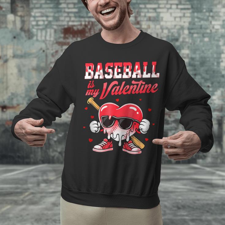 Baseball Is My Valentine Shirt Heart Drip Baseball Lovers Unisex Sweatshirt Baseball Is My Valentine Shirt Heart Drip Baseball Lovers Unisex Sweatshirt