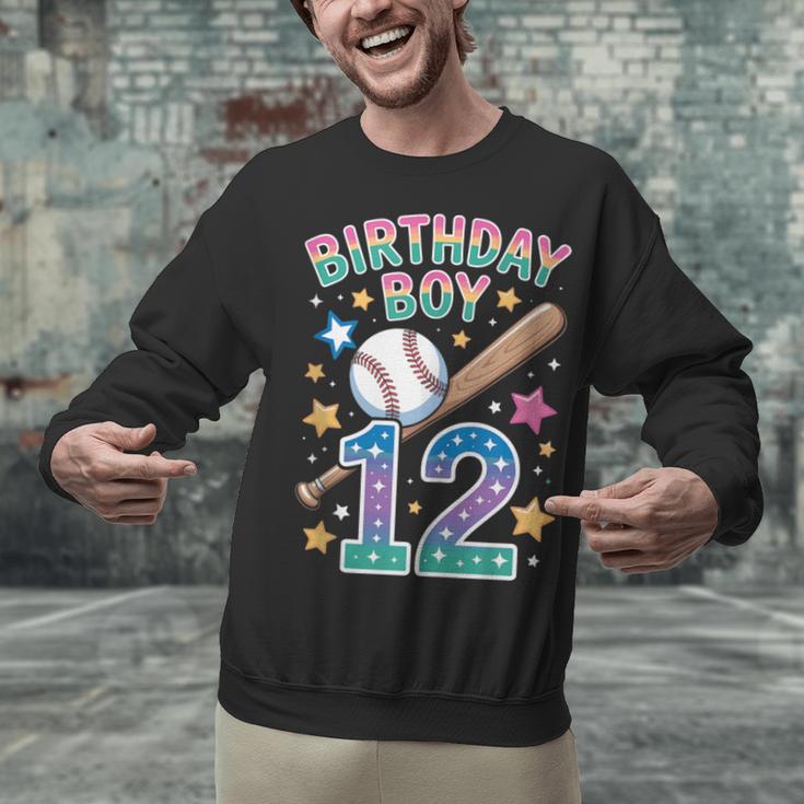Birthday Boy 12th Birthday Baseball Unisex Sweatshirt Birthday Boy 12th Birthday Baseball Unisex Sweatshirt