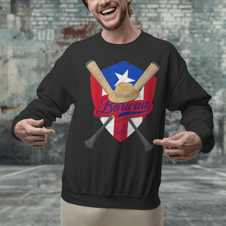 Boricua Puerto Rico Baseball Coqui Frog Pava Hat Fan Unisex Sweatshirt Boricua Puerto Rico Baseball Coqui Frog Pava Hat Fan Unisex Sweatshirt