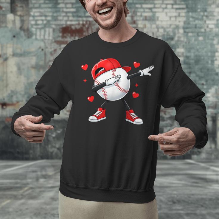 Boys Valentines Baseball Unisex Sweatshirt Boys Valentines Baseball Unisex Sweatshirt