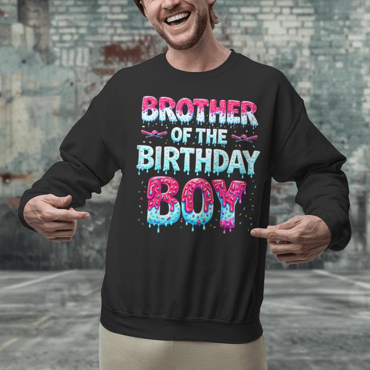 Brother Of The Birthday Boy Ice Cream Baseball Family Party Unisex Sweatshirt Brother Of The Birthday Boy Ice Cream Baseball Family Party Unisex Sweatshirt
