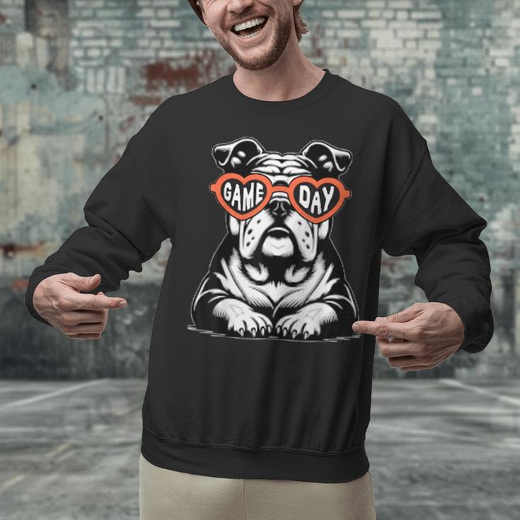 Bulldog Mascot Sports Fan Football Basketball Baseball Unisex Sweatshirt Bulldog Mascot Sports Fan Football Basketball Baseball Unisex Sweatshirt