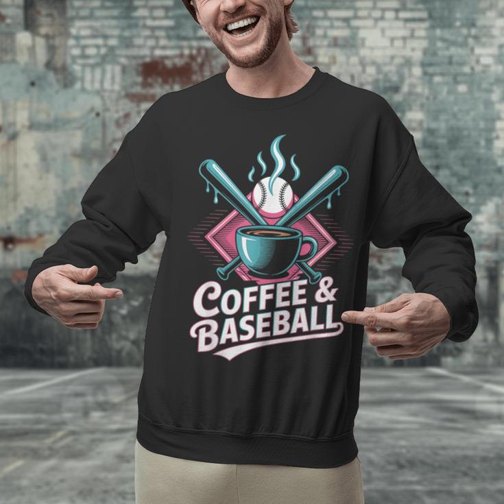 Coffee And Baseball Baseball Player Unisex Sweatshirt Coffee And Baseball Baseball Player Unisex Sweatshirt