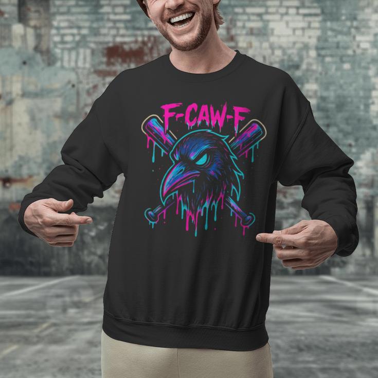 Cool Baseball F Caw F Crow Fcawf Raven Fawk Off Bird Unisex Sweatshirt Cool Baseball F Caw F Crow Fcawf Raven Fawk Off Bird Unisex Sweatshirt