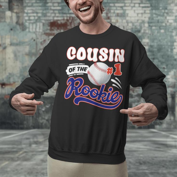 Cousin Rookie Of Year 1st Birthday Baseball Theme Matching Unisex Sweatshirt Cousin Rookie Of Year 1st Birthday Baseball Theme Matching Unisex Sweatshirt
