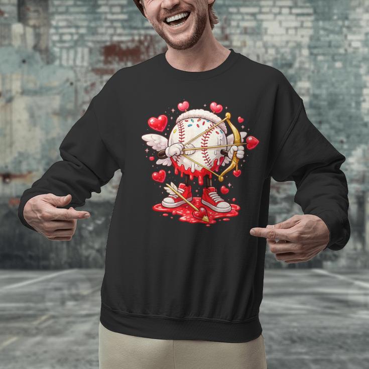 Cupid Baseball Drip Icecream Apparel Youth Boy Valentine Unisex Sweatshirt Cupid Baseball Drip Icecream Apparel Youth Boy Valentine Unisex Sweatshirt