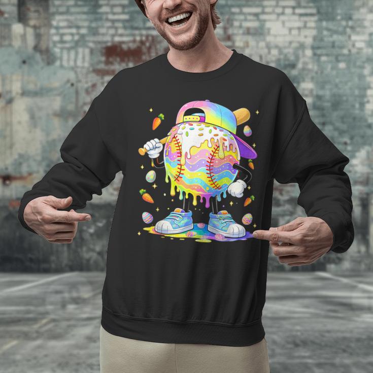 Cute Easter Baseball Ice Cream Boys Girls Kids Unisex Sweatshirt