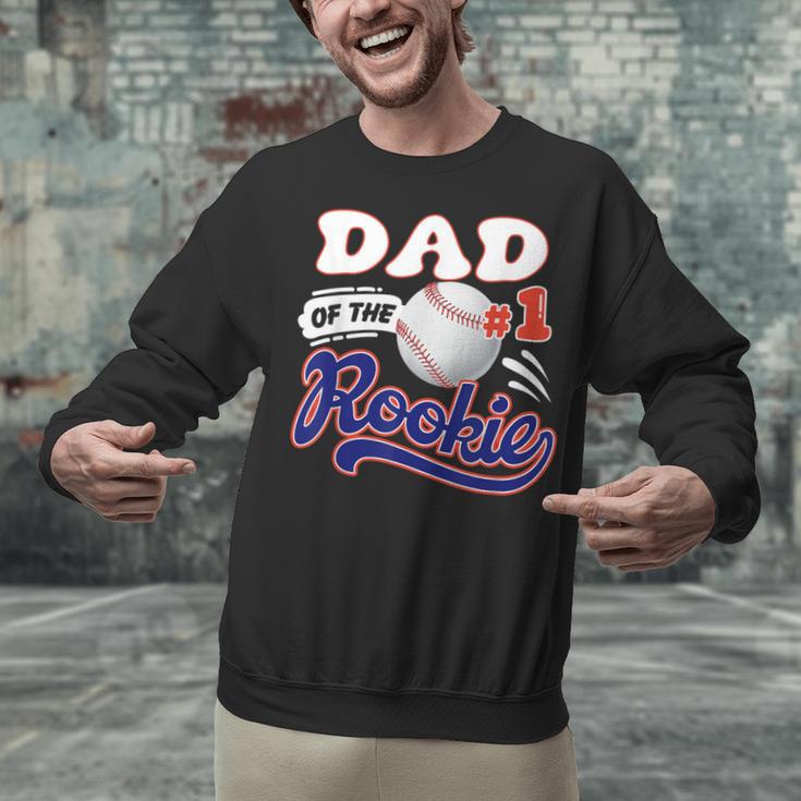 Dad Rookie Of Year 1st Birthday Baseball Theme Matching Unisex Sweatshirt Dad Rookie Of Year 1st Birthday Baseball Theme Matching Unisex Sweatshirt