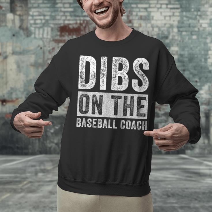 Dibs On The Baseball Coach Wife Girlfriend Unisex Sweatshirt