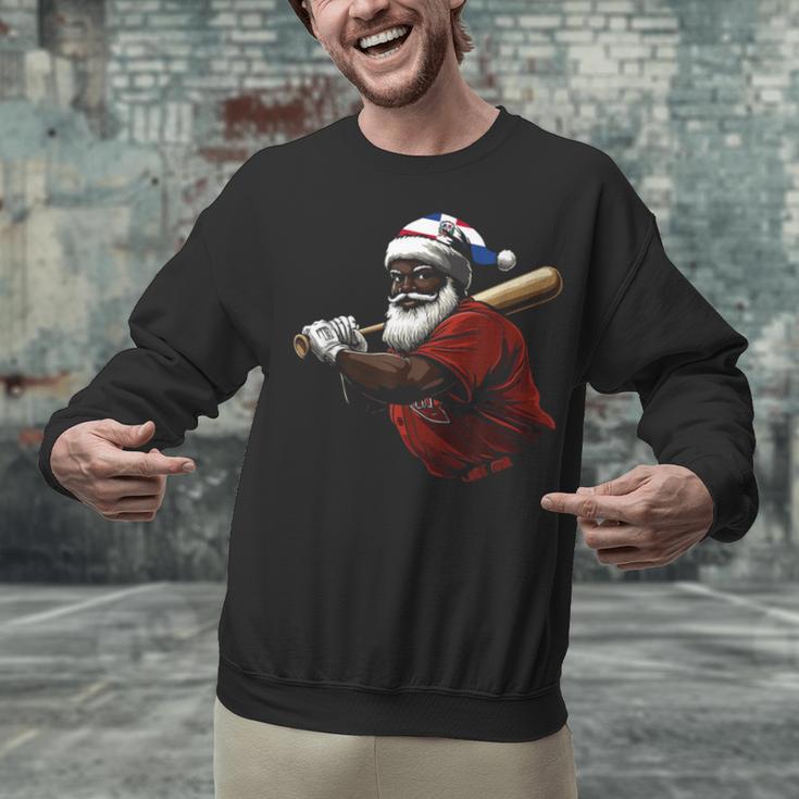 Dominican Republic Santa Christmas Baseball Beisbol Unisex Sweatshirt Dominican Republic Santa Christmas Baseball Beisbol Unisex Sweatshirt