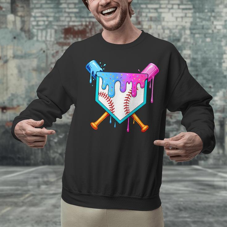 Dripping Baseball Pocket Respect The Drip Boys Baseball Unisex Sweatshirt